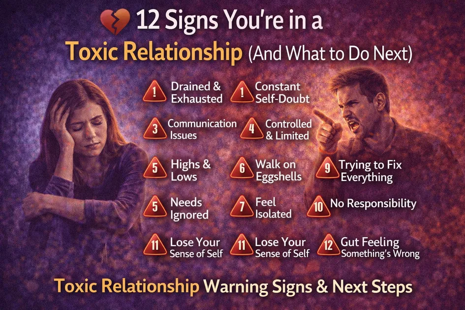 Toxic Relationship Signs: 12 Red Flags You Should Never Ignore